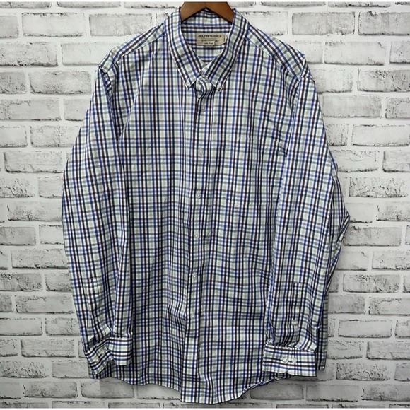 Duluth Pack Other - Duluth Trading Co‎ Wrinkle Fighter Multicolor Plaid Button Up Shirt Mens SZ 2XLT
